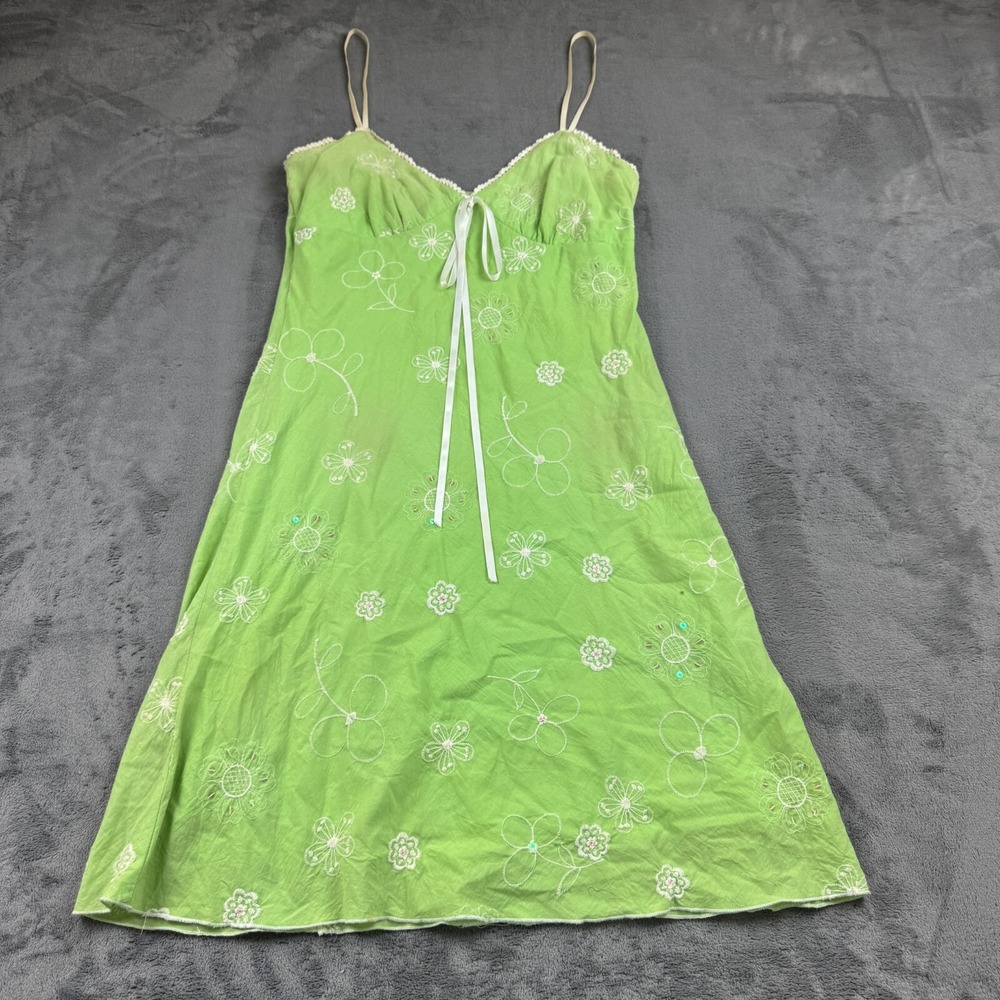 VTG Body Central‎ Mini Dress Size S Bows Coquette Feminine Dainty Baby Doll Y2K